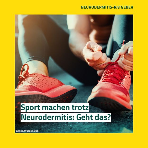 Instagram-Post: Sport und Neurodermitis