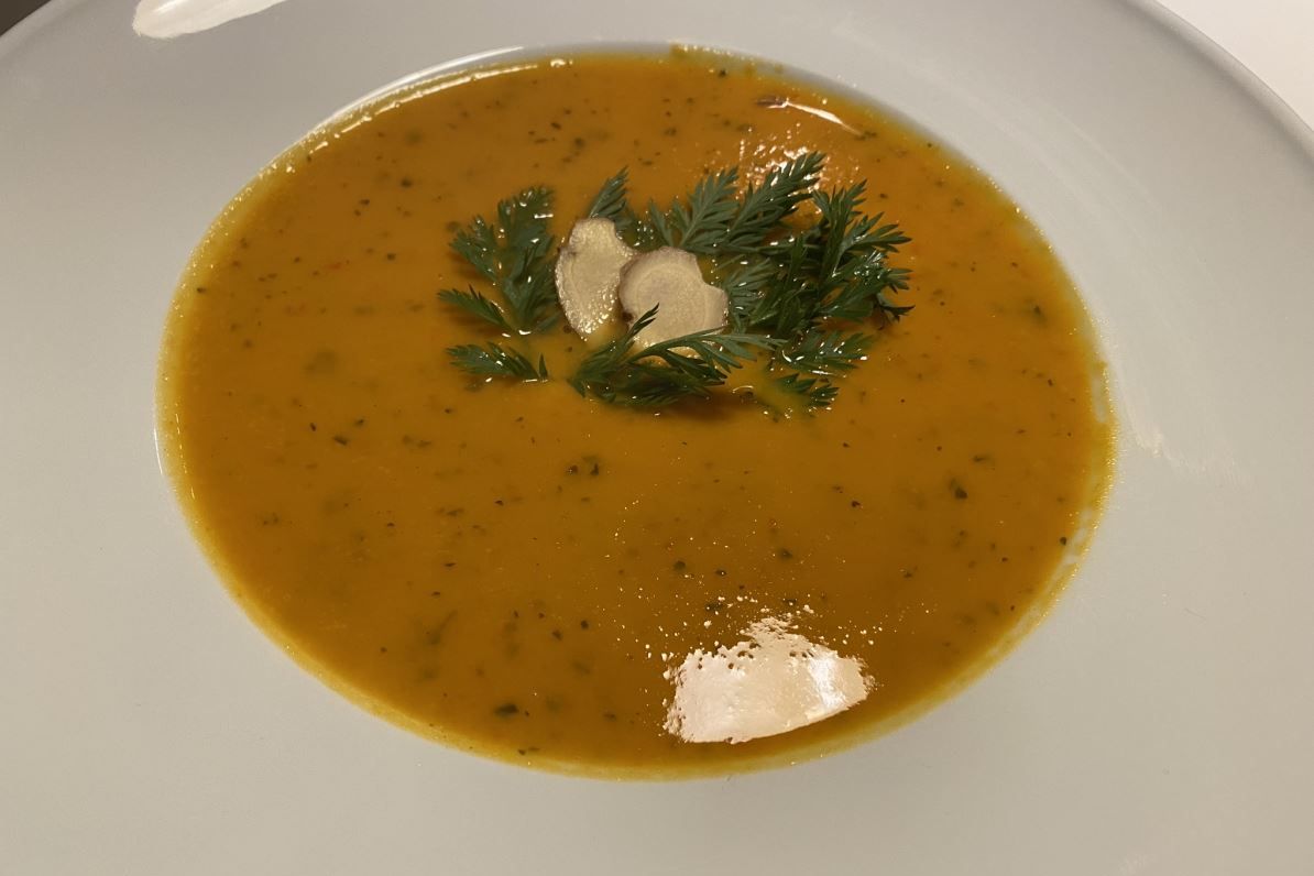 Süßkartoffel-Kokos-Suppe