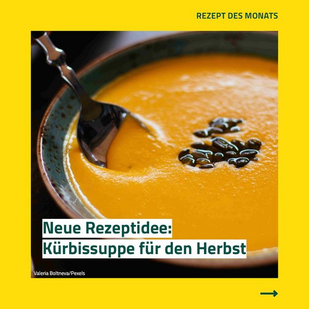 Instagram-Post: Kürbissuppe