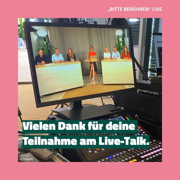 Instagram-Post: "Bitte berühren"-Live-Event