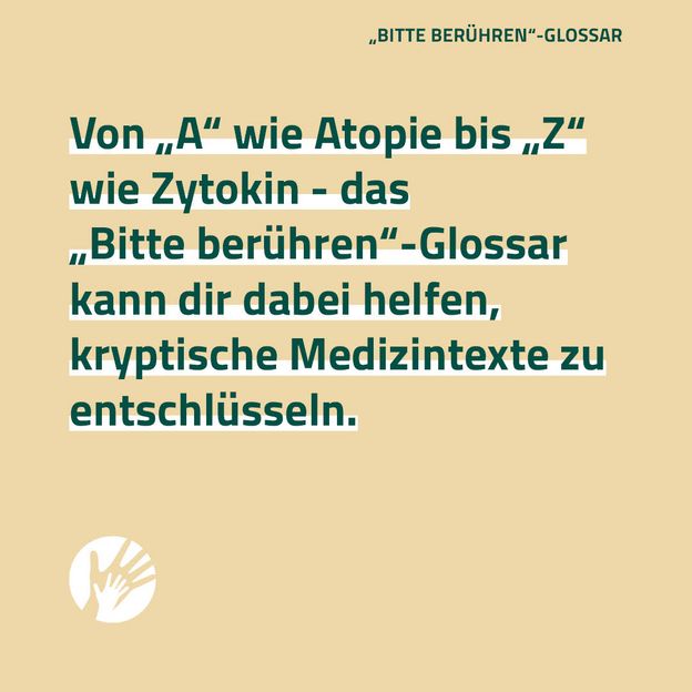 Instagram-Post: "Bitte berühren"-Glossar