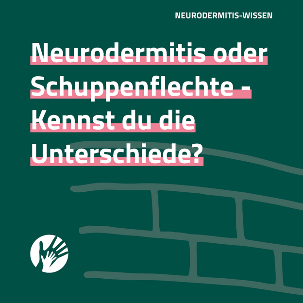 Instagram-Post: Neurodermitis vs. Schuppenflechte