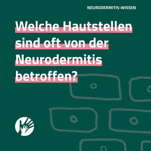 Instagram-Post: Betroffene Hautstellen bei Neurodermitis