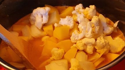 "Rezept des Monats Mai": Kartoffeln und Blumenkohl hinzugeben