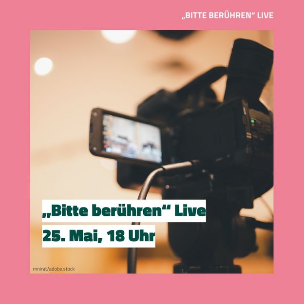 Instagram-Post: "Bitte berühren"-Live-Event