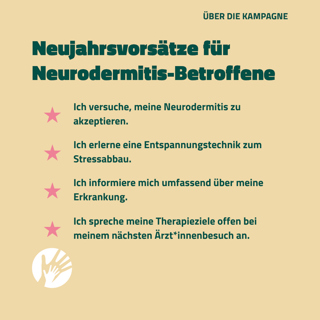 Instagram-Post: Neujahrsvorsätze für Neurodermitis-Betroffene